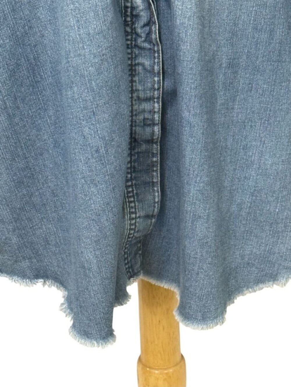 Madewell Womens Denim Oversized Ex-Boyfriend Shirtdress Dress Mini Pocket Size S - Picture 4 of 13